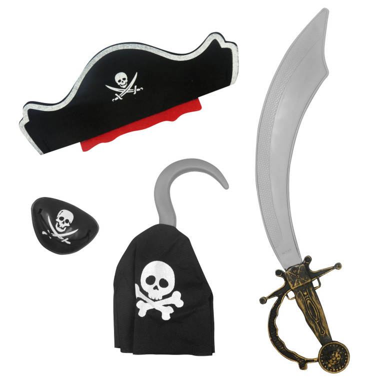 Kids Pirate Accessory Set with Sword