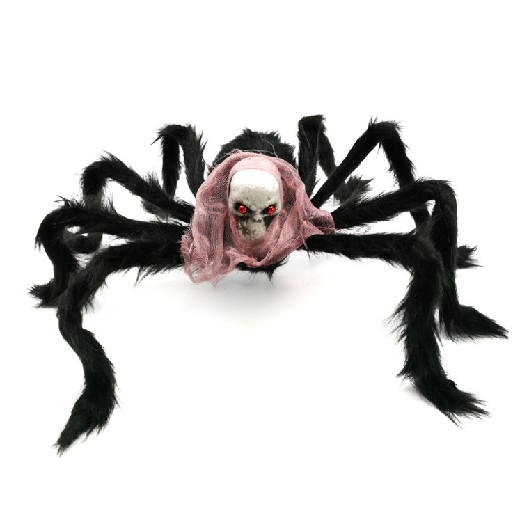75cm Giant Skull Spider Halloween Decoration