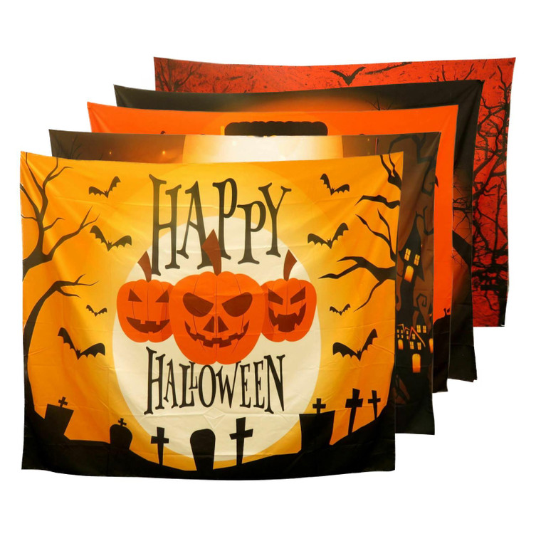 1.5m Giant Halloween Banners Pack of 5