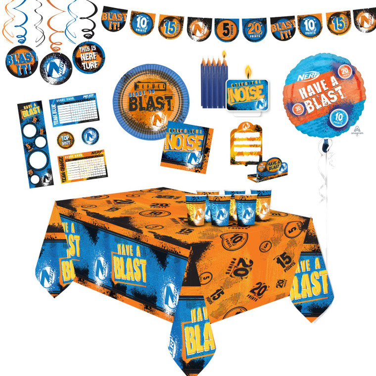 NERF Tableware & Party Supplies