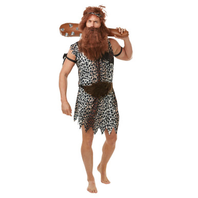 Men's Brown Caveman Costume