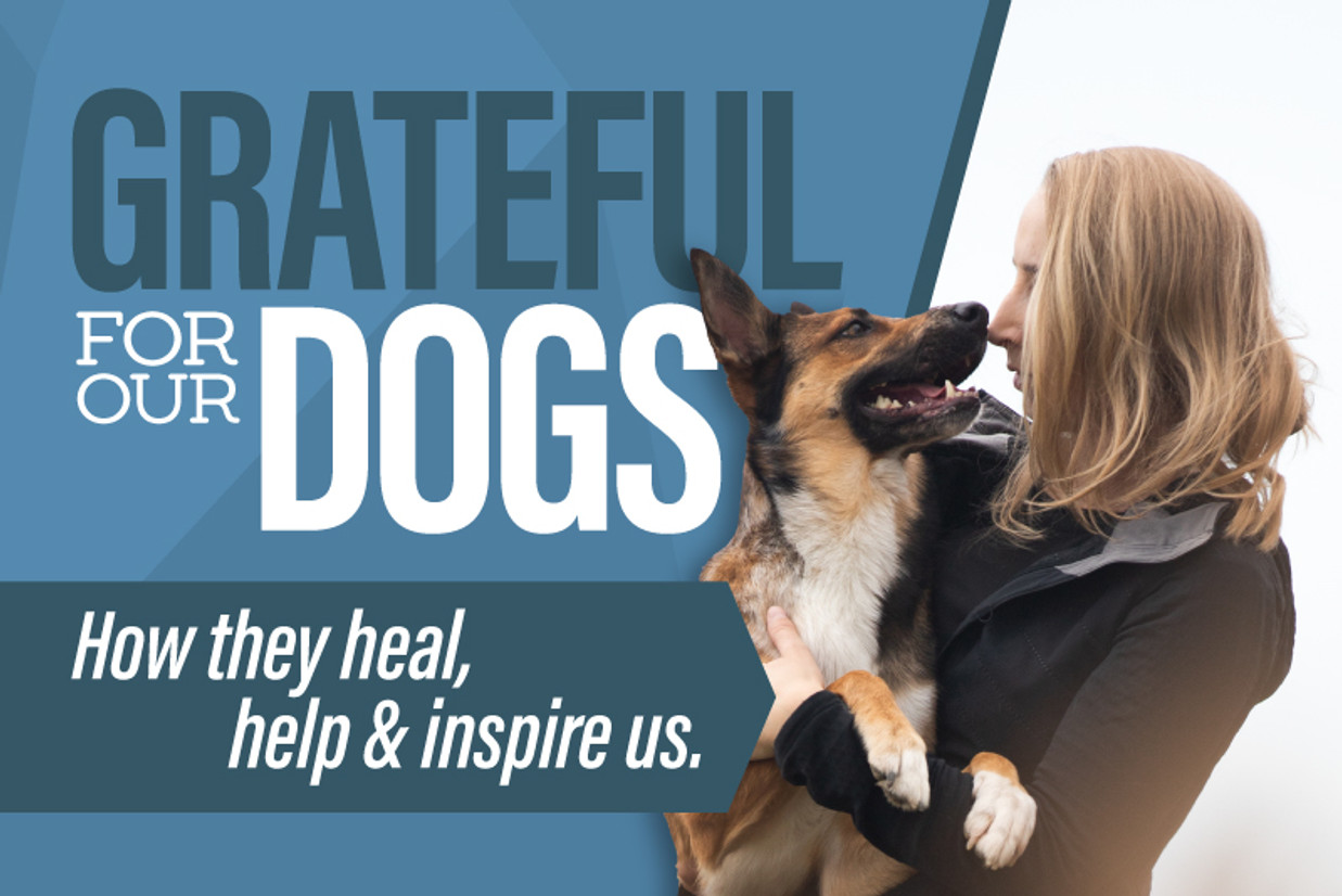 Grateful for Our Dogs: How They Heal, Help, and Inspire Us Grateful for Our Dogs: How They Heal, Help, and Inspire Us