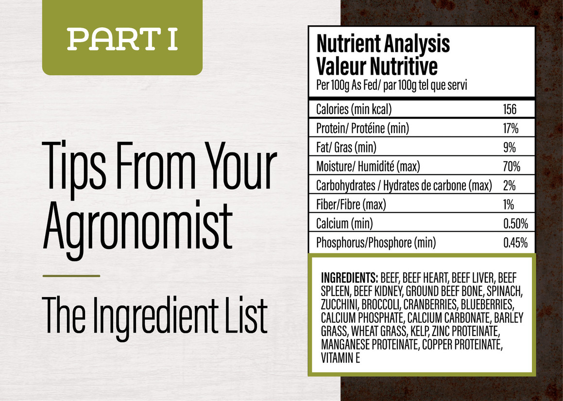 How to Read Pet Food Labels – Part I: The Ingredient List