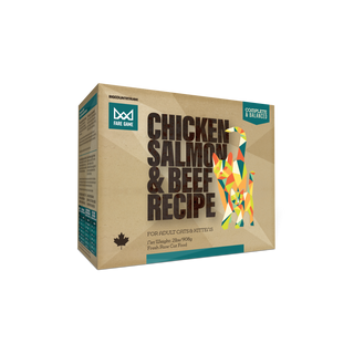 Recette à base de poulet, saumon et bœuf « Fare Game » - 900 g