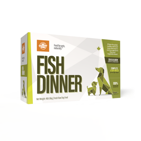 Fish Dinner 4 lb Carton package
