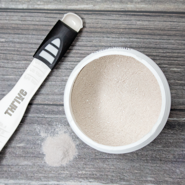 Thrive Bladder Support powder with scoop