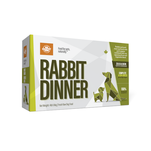 Dîner de lapin Carton de 4 lb