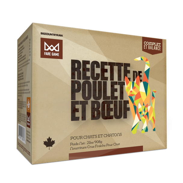 Poulet et boeuf 2lb