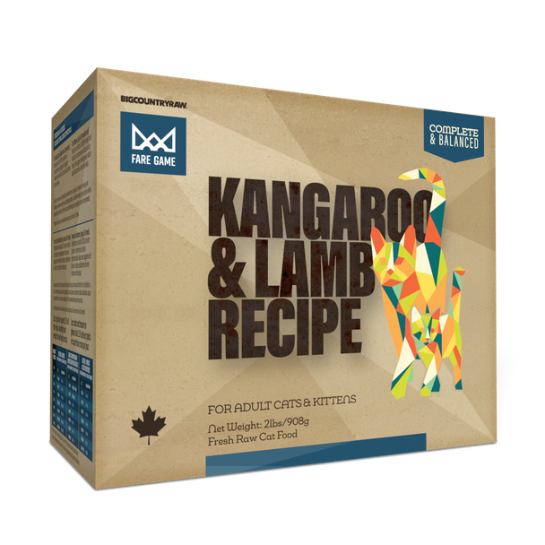 Recette au kangourou et à l'agneau, 900 g