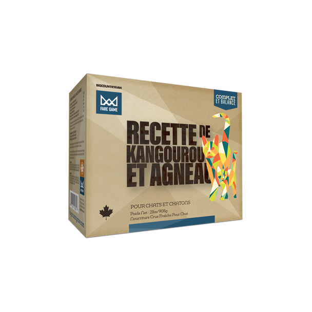 Kangaroo & Lamb Recipe 2 lb - French