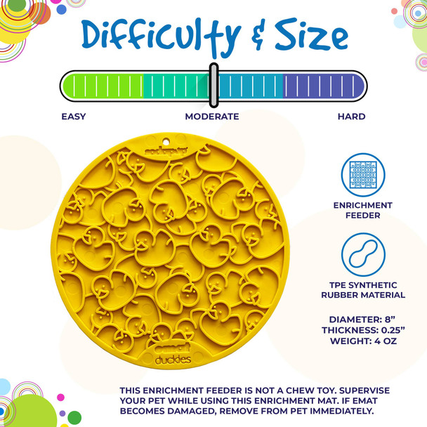Difficulty of Yellow SodaPup eMat with Suction Cups Duckies