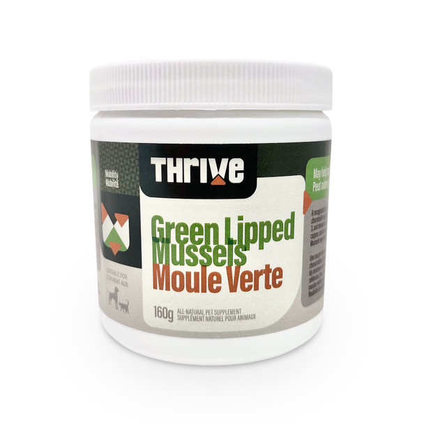 Thrive Green Lipped Mussels 160 gram package