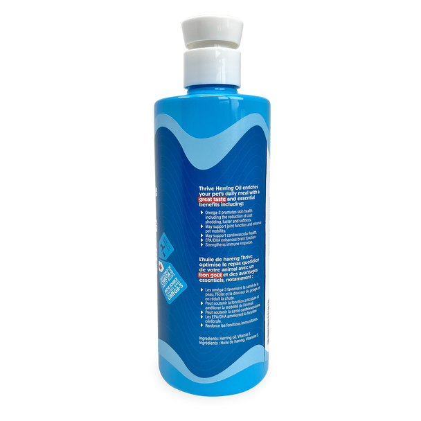 Side of Thrive Herring Oil 500 ml bottle