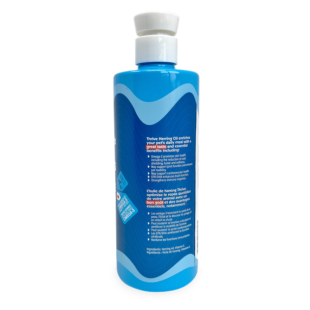 Side of Thrive Herring Oil 500 ml bottle
