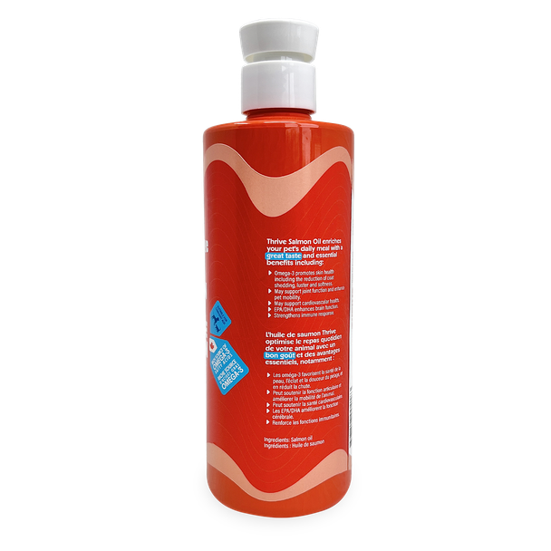 Side of Thrive Salmon Oil  500 ml bottle