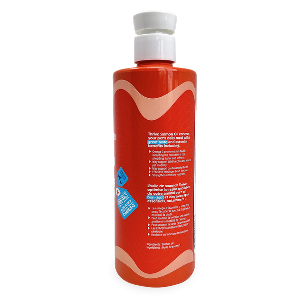 Side of Thrive Salmon Oil  500 ml bottle