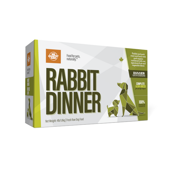 Dîner de lapin Carton de 4 lb