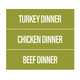 What's inside Grab N Go Dinner - 18 lb box