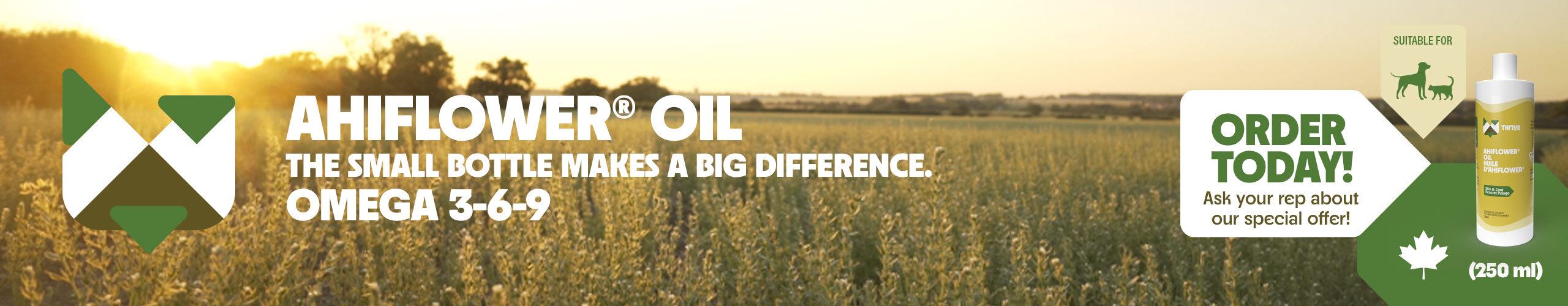 Ahiflower Oil Limited-Time Special Offer – Contact Your Representative Today