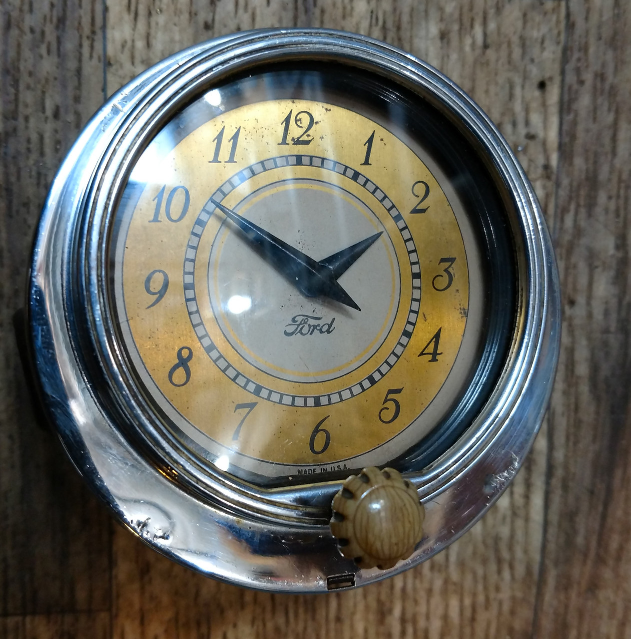 1938 Ford clock