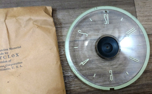 1955 Ford Clock Westclox Lens NOS