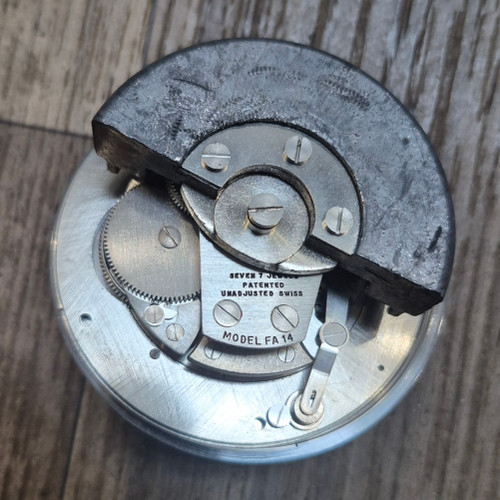 1957-1958 Chrysler Desoto Benrus steering wheel clock