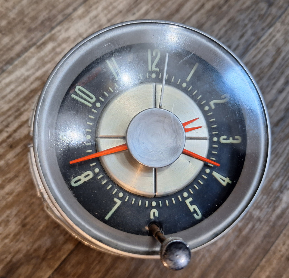 19591960 Ford Thunderbird Clock Classic Car Clock Vintage Auto Clock