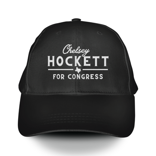 Chelsey Hockett For Congress (Black Baseball Cap)