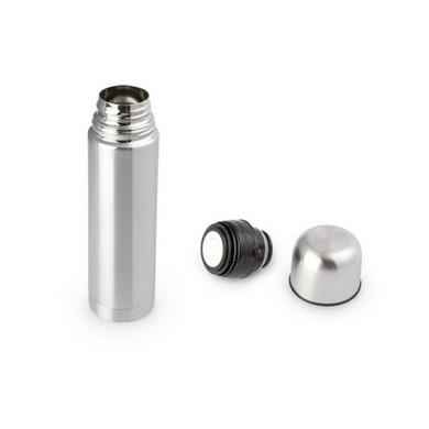 Termo Bala Inoxidable de 0.35 Litros: compacto y versátil, este termo es ideal para mantener tus bebidas a la temperatura perfecta mientras estás en movimiento. Con su diseño elegante y funcional, fabricado en acero inoxidable de alta calidad, ofrece un aislamiento excepcional que mantiene tus bebidas calientes o frías por horas. Su capacidad de 0.35 litros es perfecta para el café de la mañana o el té de la tarde, y su tamaño compacto lo hace fácil de llevar en cualquier bolso o mochila. Disfruta de cada sorbo en cualquier lugar con este termo práctico y estiloso.