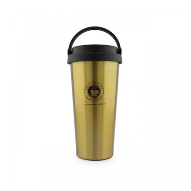 Mug Viajero con Manija Dorado de 16 onzas: elegancia y practicidad para tus bebidas sobre la marcha. Este mug combina un acabado dorado sofisticado con una manija ergonómica para mayor comodidad. Su diseño térmico mantiene tus bebidas calientes o frías por horas, y su tapa hermética evita derrames, convirtiéndolo en el compañero perfecto para el día a día. Con una capacidad de 16 onzas, este mug es ideal para el café matutino o una bebida refrescante, brindando estilo y funcionalidad en cada viaje.