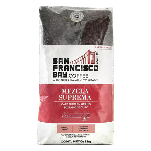 Café en grano Chiapas San Francisco Bay: un café de altura con cuerpo robusto y notas de cacao y especias. Directo de las montañas de Chiapas, perfecto para quienes disfrutan de sabores intensos y complejos. Café en grano Chiapas San Francisco Bay: un café de altura con cuerpo robusto y notas de cacao y especias. Directo de las montañas de Chiapas, perfecto para quienes disfrutan de sabores intensos y complejos.