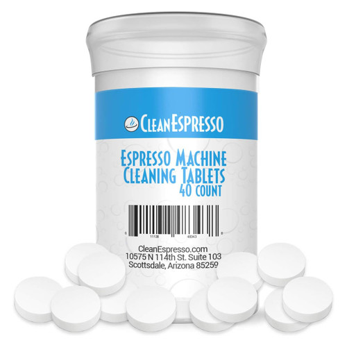 CleanEspresso Tabletas de limpieza para máquina de café expreso CleanEspresso modelo BR-020 para máquinas Breville Espresso, Blanco, 40 CleanEspresso Tabletas de limpieza para máquina de café expreso CleanEspresso modelo BR-020 para máquinas Breville Espresso, Blanco, 40