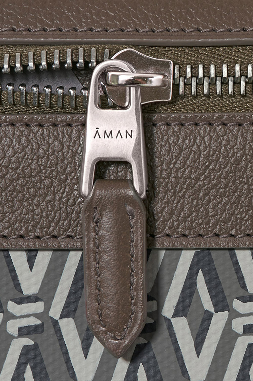 Leather Monogram Tote - Oversized Tote Bag - Aman Essentials