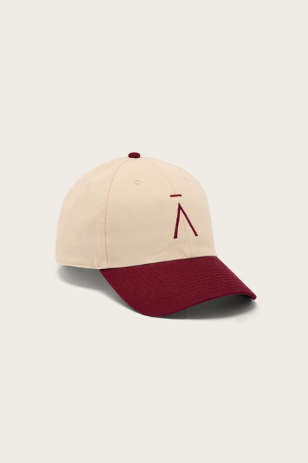 'A' Logo Cap - Ivory & Burgundy 'A' Logo Cap - Ivory & Burgundy