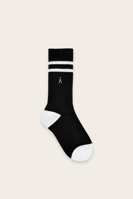 Unisex Tennis Socks - Black & White