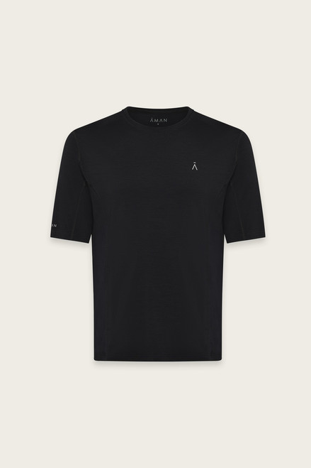 Men's Wool Training T-Shirt - Black