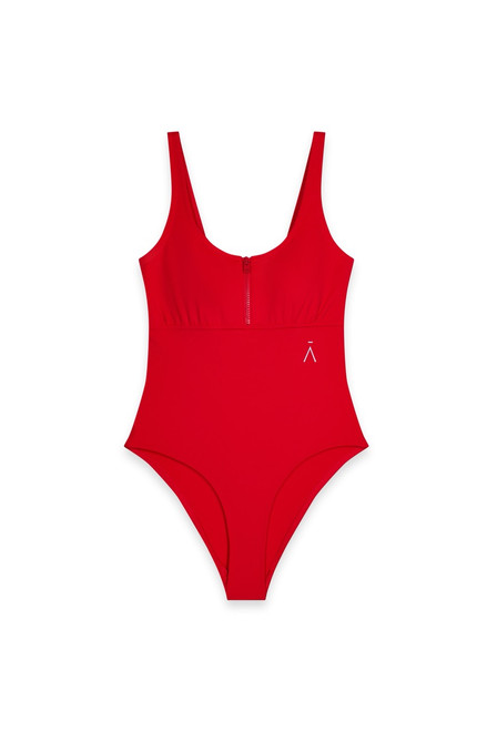 Women's Swimming Costume - Goji Berry
