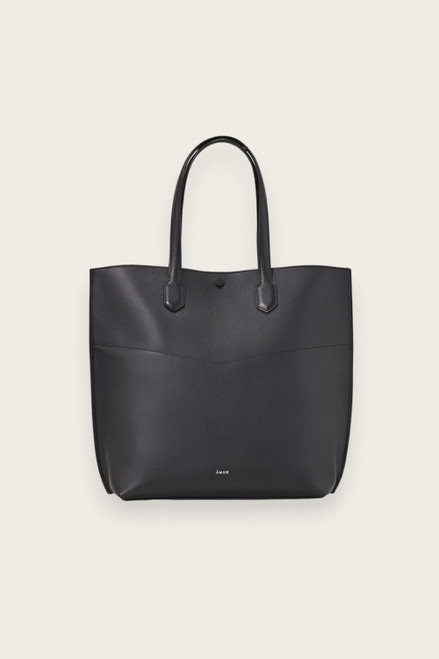 Leather Monogram Tote - Oversized Tote Bag - Aman Essentials