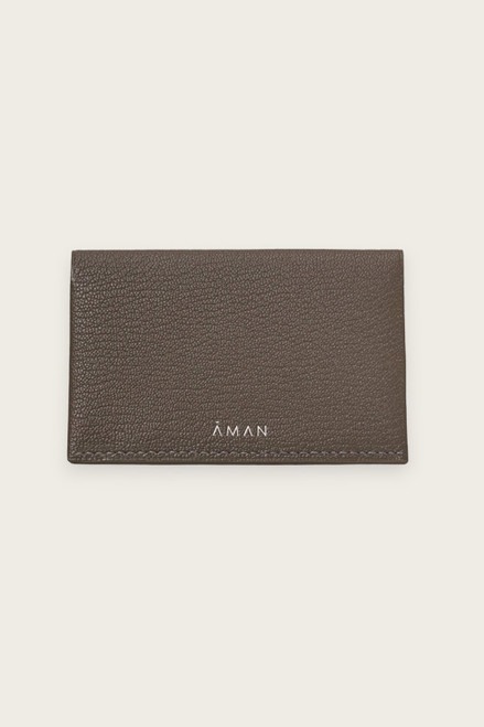 Origami Credit Card Holder Aman Grey Aqua