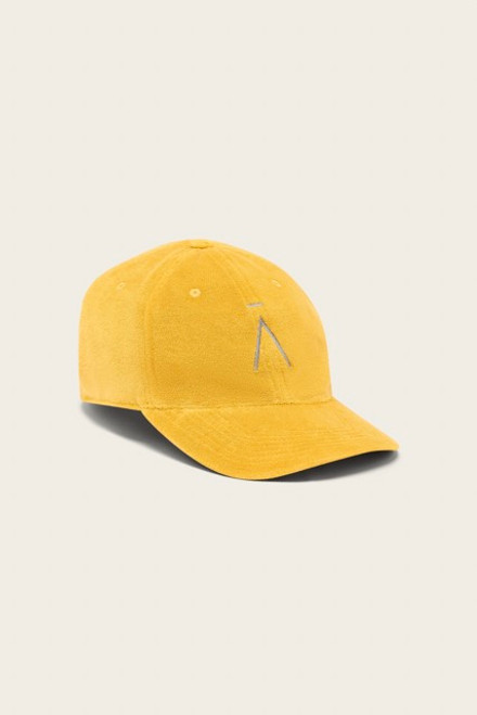 A Logo Towelling Cap - Yellow