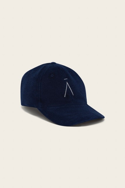 A Logo Towelling Cap - Navy