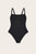 Block Colour Swimsuit - Black