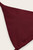 Block Colour Bikini Top - Burgundy