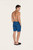 Monogram Swim Short - Midnight Blue