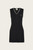 Women's Knitted Tennis Dress - Black