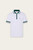 Men's Zip-up Polo Shirt - White