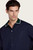 Men's Ribbed Collar Shirt - Navy