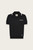 Men's Knitted Tennis Polo - Black