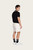 Men's Knitted Tennis Polo - Black