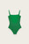 Monogram Swimsuit - Green